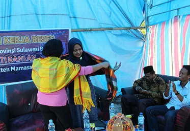 Anggota DPRD Sulbar Ismiwati Ramlan Reses di Desa sindaga manik