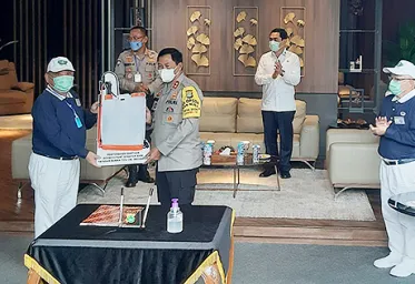 Polda Metro Terima Bantuan Dari BNPTdan Yayasan Budha Tzu Chi Indonesia