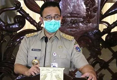 Gubernur DKI Tidak Pakai Masker di Tempat Umum Denda Rp 250 Ribu