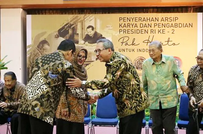 Keluarga Cendana Serahkan Arsip Statis Presiden RI ke 2 HM. Soeharto Kepada ANRI