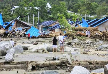 Banjir Bandang di Sentani Papua 70 Orang Meninggal Dunia
