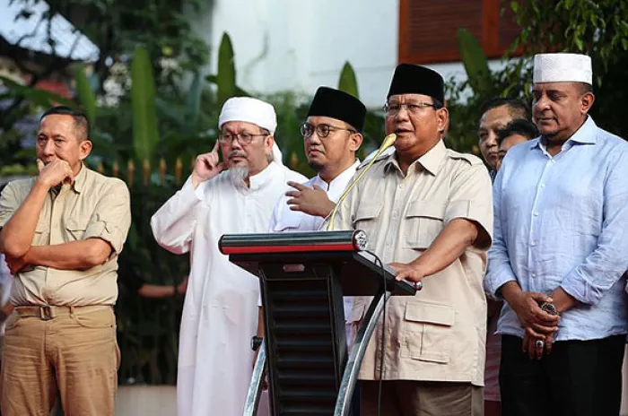 Prabowo Minta Pendukung Tetap Mengawal Rekapirulasi Suara 