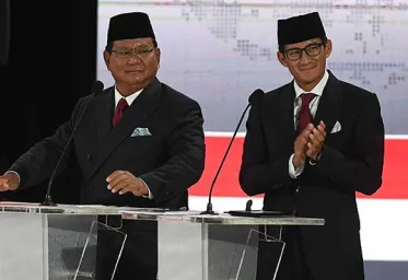 Cawapres Sandi  Jika Dipercaya Rakyat Gaji Kami Selama 5 Tahun Buat Fakir Miskin dan Kaum Dafa