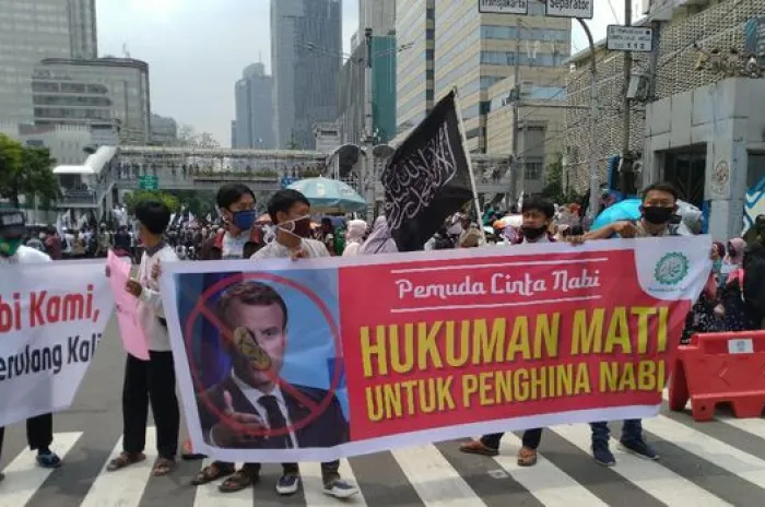 Demo Kedubes Prancis, Masa Nilai Kecaman Jokowi Rendah