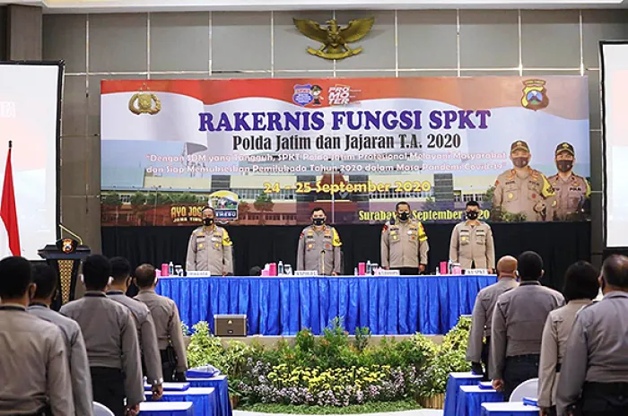 Irjen Pol Dr.M.Fadil Imran,M.Si. Bekali di Rakernis Fungsi SPKT.