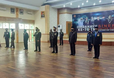 Upacara HUT TNI Dilakukan Secara Virtual