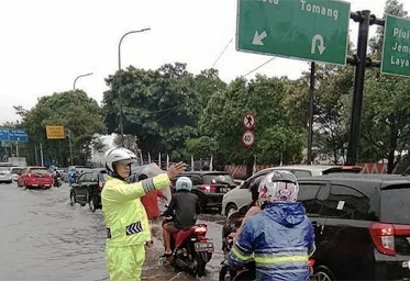 Polisi Mencatat 54 Titik Lokasi  Rawan Banjir di Wilayah Jakarta