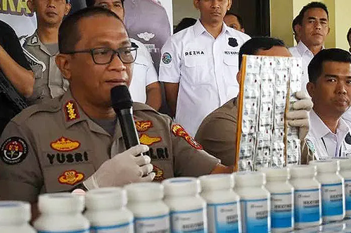 Polisi Sita 2,5 Juta Butir Obat Penganti Narkoba