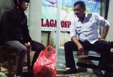 Muspika Citeureup Lakukan OTT Pembuang Sampah Sembarangan