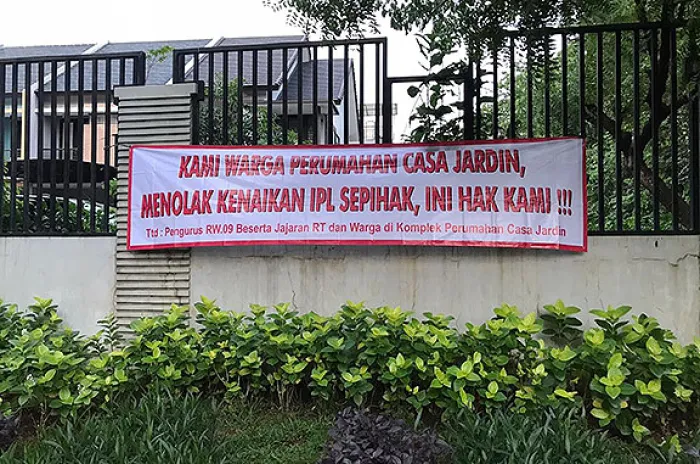 Warga Perumahan Casa Jardin Menolak Kenaikan IPL