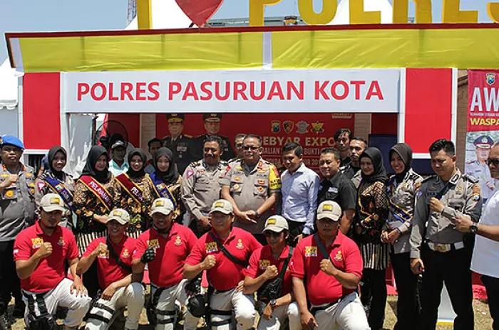 Kapolda Jatim Resmikan Gebyar Expo Barang Bukti