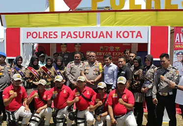 Kapolda Jatim Resmikan Gebyar Expo Barang Bukti