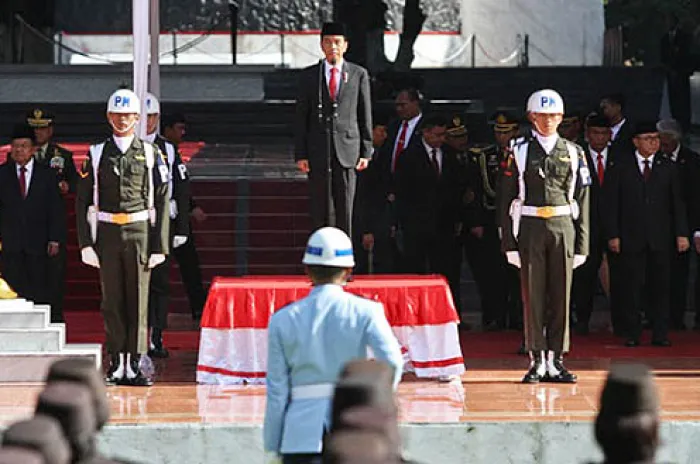 Presiden Jokowi Pimpin Upacara Peringatan Hari Kesaktian Pancasila