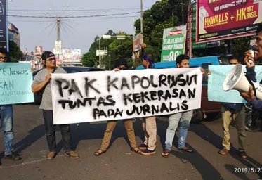 Jumsera Desak Kapolri Usut Tuntas Kekerasan Terhadap Wartawan di Aksi 22 Mei