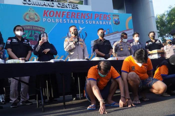 Polisi Tangkap Sindikat Narkoba 13,4 Kg Sabu 