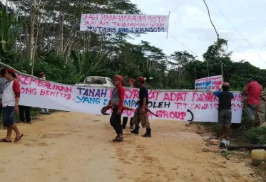 Karena Blokir Jalur Sawit Sejumlah Tokoh Dayak Dipanggil Polisi