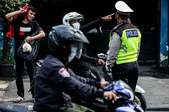 Polisi Siap Kawal Pelaksanaan Sanksi Pelanggaran PSBB di Jakarta<br>