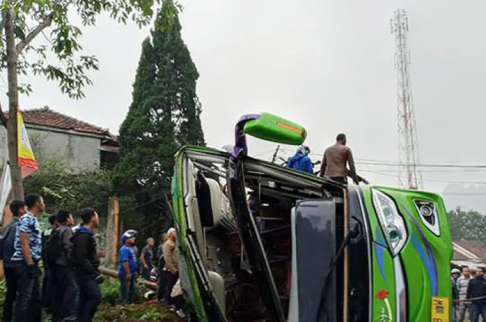 Kecelakaan Bus Maut Merenggut 8 Nyawa Penumpang dan 30 Lainnya Luka Luka 