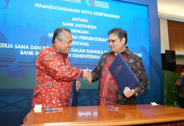 Kemenperin  BI Teken MoU Perkuat Industri Manufaktur Nasional