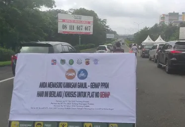  Untuk Tekan Penyebaran Covid 19 Kota Bogor Lanjutkan Ganjil Genap