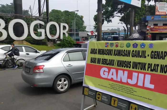  Mulai Hari Ini Kota Bogor Terapkan Ganjil Genap Kendaraan Bermotor