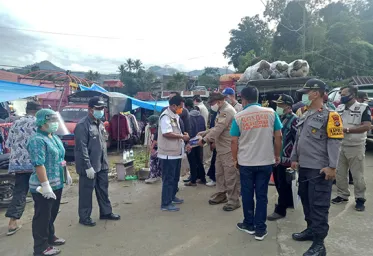 Penertiban Penggunaan Masker Di Mamasa