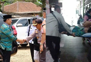 Menko Polhukam Wiranto Diserang Orang Tak Dikenal di Banten