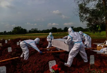 DKI Catat 180 Pemakaman Prosedur Covid19 Dalam Sehari