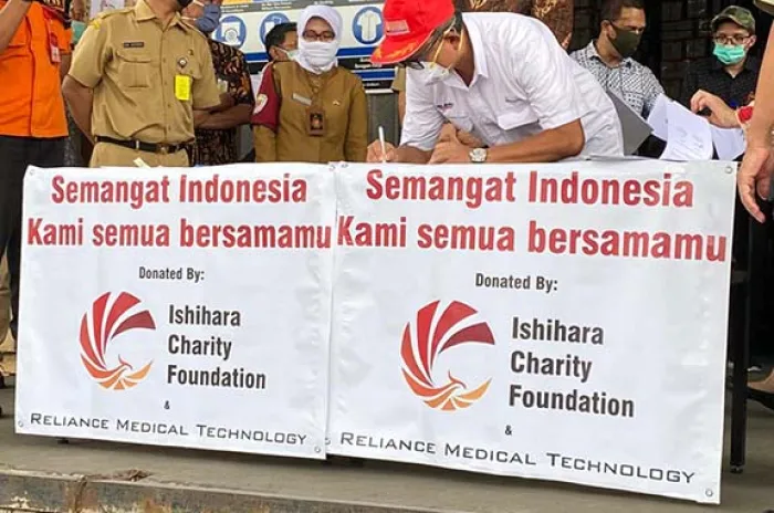 Yayasan Keluarga Besar Bukit Asam Terima dan Salurkan Bantuan Alat Kesehatan dari Ishihara Charity Foundation <br>