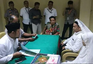 Pengancam Penggal Kepala Presiden Jokowi Menikah di Tahanan Polda Metro