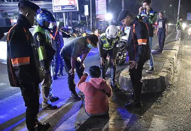 Kepolisian Bogor Gelar Patroli GabunganTNI Guna Cegah Penyebaran Virus Corona