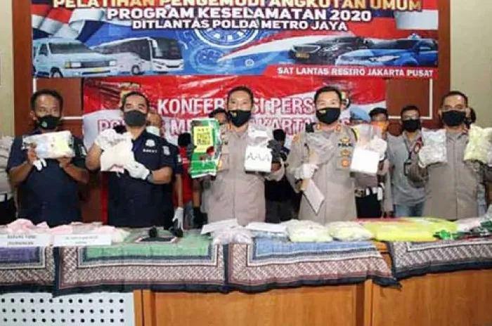  Pengedar 11 Kg Sabu dan 30.000 Ekstasi Ditangkap Polres Jakpus dan Polsek Gambir