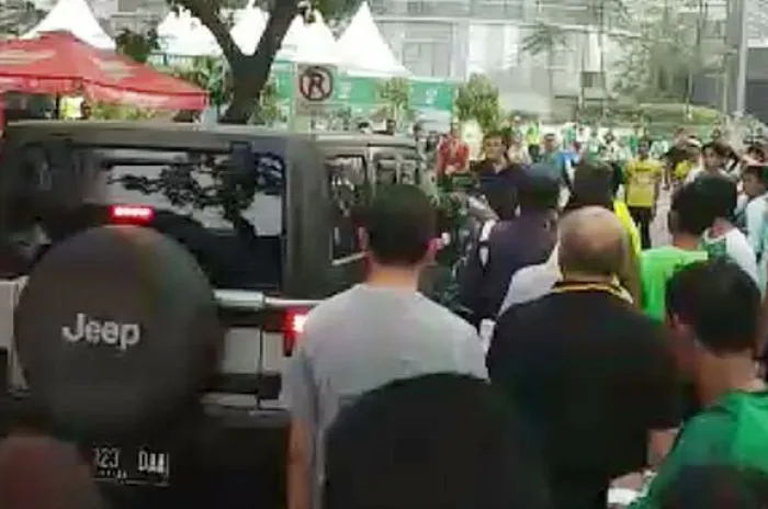 Pengemudi Jeep Robicon Penabrak Panitia Meraton Jadi Tersangka