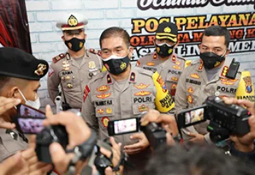 Wakapolda Jatim Brigjen Pol Slamet Hadi Supraptoyo Cek Pos Pam Pendem Kota Batu