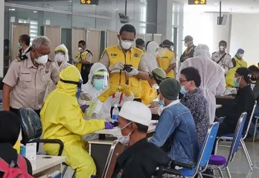 Satuan Gugus Tugas Polri Garda Terdepan Cegah Covid 19