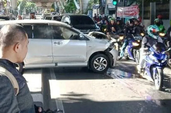 Seorang Pelajar Jadi Tersangka Tabrakan Beruntun di Jl. Antasari 
