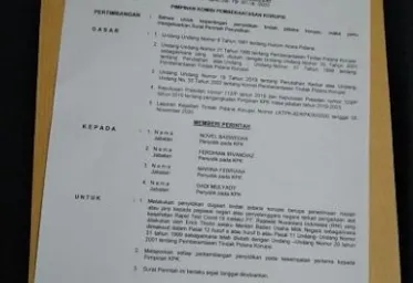 KPK Bantah Keluarkan Surat Perintah Penyidikan Terhadap Erick Thohir