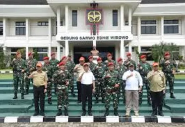 Tagana dan Kopassus Apel Bersama Siaga Bencana