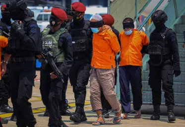  Puluhan Teroris MakassarMerauke Ditahan Di Mabes Poliri 