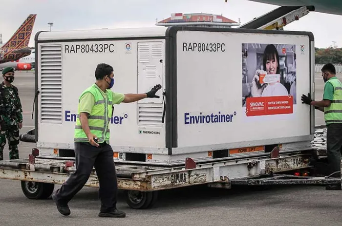  Berupa 21,2 Juta Bahan Baku, Indonesia Kembali Peroleh Vaksin Sinovac