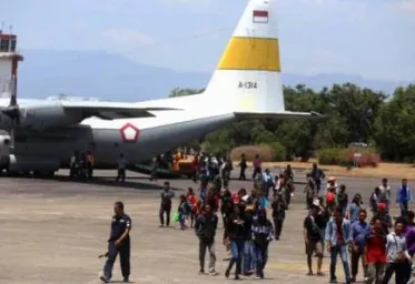 Pasca Rusuh Wamena 10 Ribu Lebih Pengungsi Tiba di Jayapura