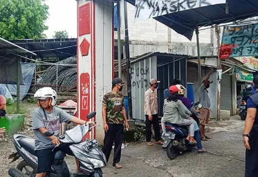 Aksi Warga Desa Sukahati Bersatu Melawan Pandemi Covid 19