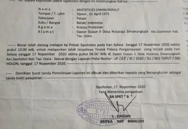 Penangkapan Aristoteles Diduga Menyalahi Prosedur