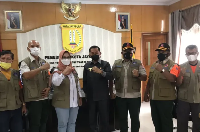 Ribuan Masker Telah Disalurkan Satgas Prokes PON ke Jayapura
