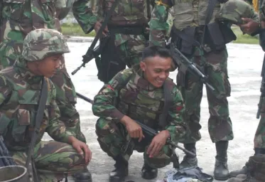 Anggota  TNI Tewas Ditembak  Orang Tak Dikenal 