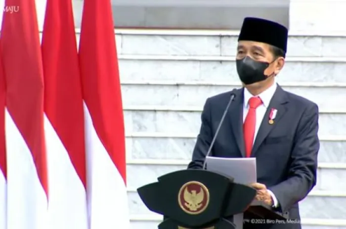  Presiden Jokowi Tanyakan Kondisi di Natuna Saat HUT ke-76 TNI