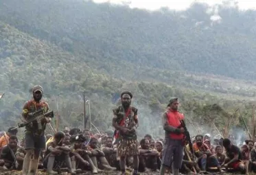 Pos Brimob Di Pegunungan Bintang Papua Ditembaki KKB