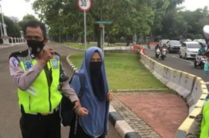 Polisi Tangkap Wanita Pembawa Pistol Dan Mau Terobos Istana 