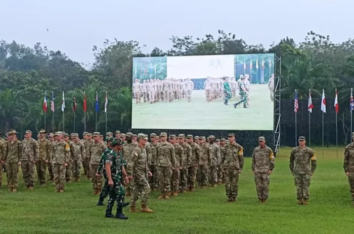 Panglima TNI Buka Latihan Bersama Gabungan 14 Negara Dalam Super Garuda Shield 2022  