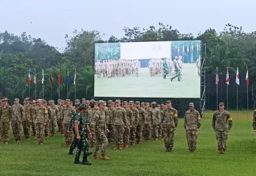 Panglima TNI Buka Latihan Bersama Gabungan 14 Negara Dalam Super Garuda Shield 2022  